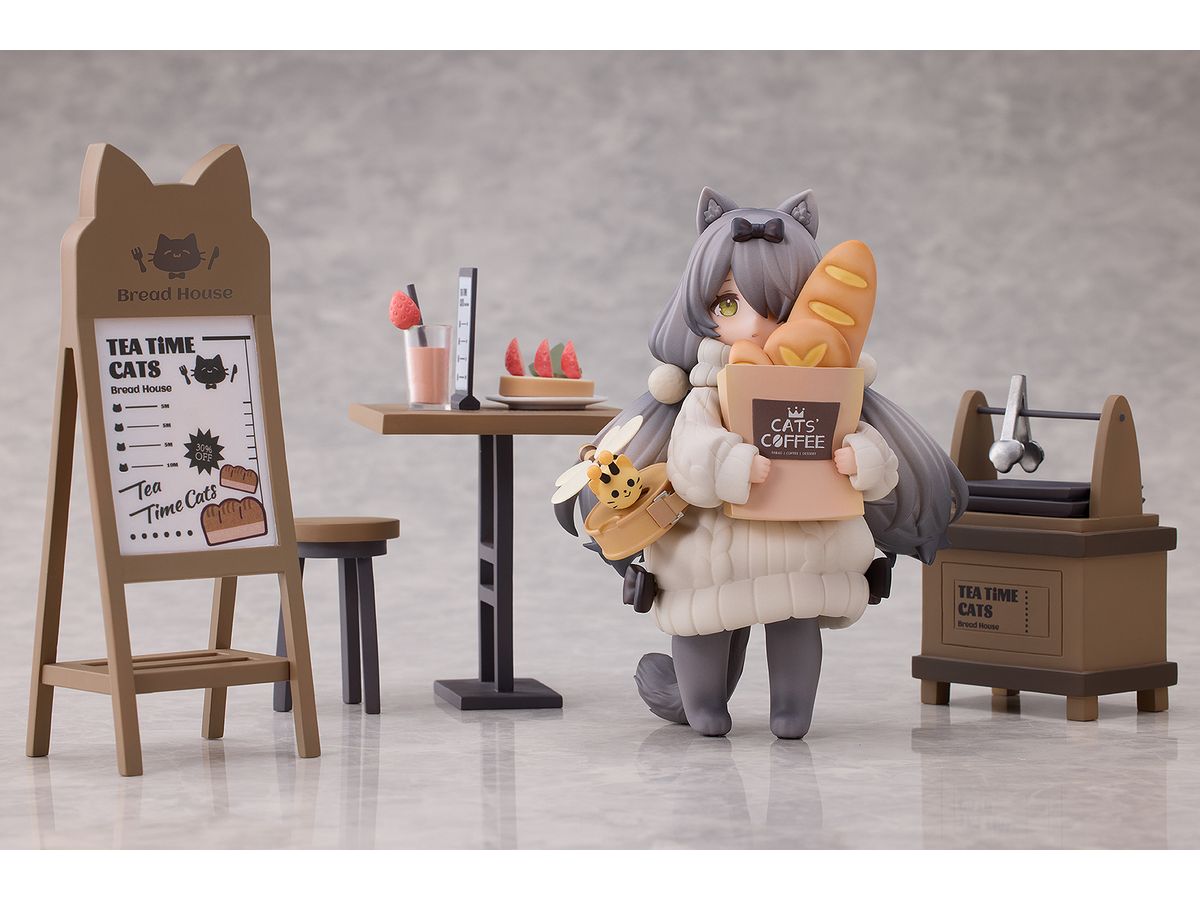 官方沙巴注册通道专属福利 Tea Time Cats Scene: Meow Town Bakery Customer